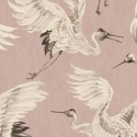 Papeldecor|Tapete orientalische Kraniche in Rosa|Tapeten