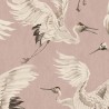 Papeldecor|Tapete orientalische Kraniche in Rosa|Tapeten