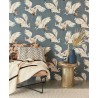 Papeldecor|Papel pintado grullas voladoras estilo oriental|Papel Pintado