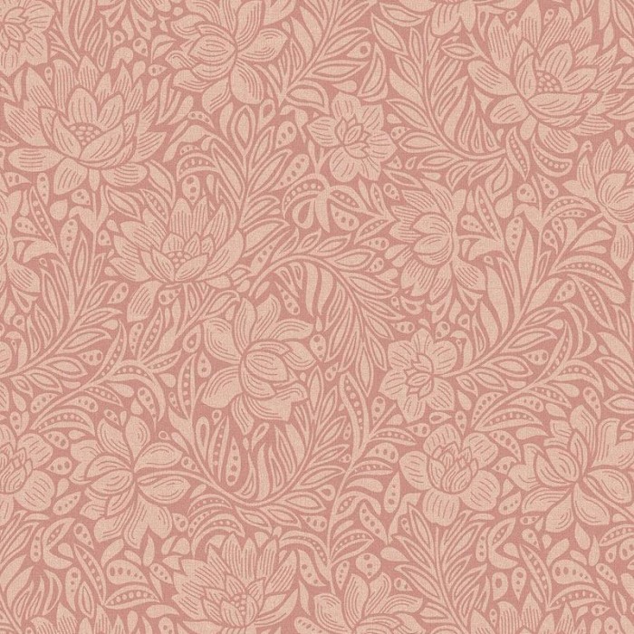 2-5733 - Papel Pintado floral romántico rosado