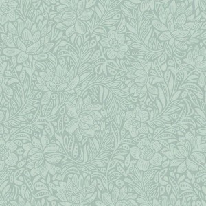 Rasch|Papier peint fleuri moderne discret blanc|Papier Peint