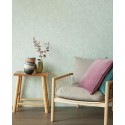Papeldecor|Papier peint grandes fleurs vert menthe|Papier Peint