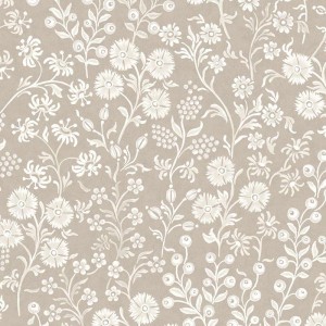 Borastapeter|Wallpaper romantic vintage floral in green and beige|Romantic