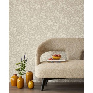 Rasch|Tapete modern Blumen weißsilber|Romantisch 2