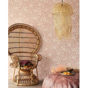 Casadeco|Scandinavian wildflower wallpaper in black and white|Scandinavian 2