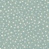 Papeldecor|Papier peint petites fleurs vert blanc|Papier Peint