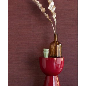 2-5748 - Papel Pintado vinílico fibras naturales rojo 2