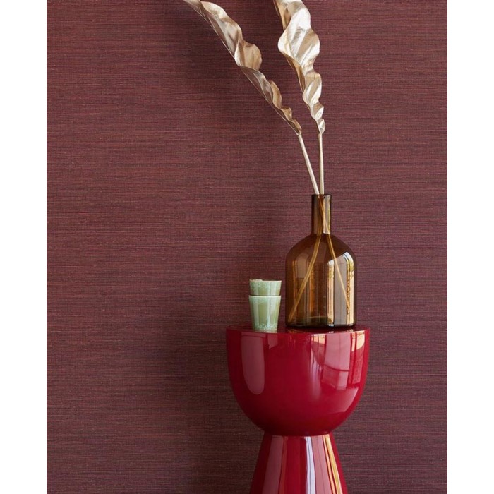 Papeldecor|Tapete Naturfaser rot|Tapeten