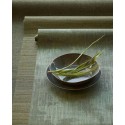Papeldecor|Wallpaper green linen texture|Wallpaper