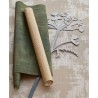 Papeldecor|Wallpaper green linen texture|Wallpaper